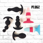 Korek analny - FeelzToys Plugz Butt Plug Black Nr. 1  