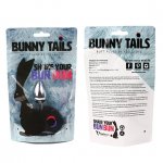 Korek analny metalowy ogonek - FeelzToys Bunny Tails Butt Plug   Czarny