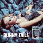 Korek analny metalowy ogonek - FeelzToys Bunny Tails Butt Plug   Fioletowy