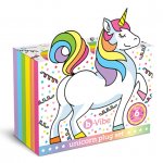 Korek analny ogon jednorożca - B-Vibe Unicorn Plug Set 6 Piece Collection  