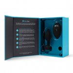 Korek analny wibrujący z klejnotem - B-Vibe Vibrating Jewel Plug M/L Czarny