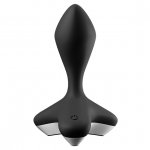 Korek analny z aplikacją - Satisfyer Game Changer Vibrating Anal Plug   Czarny