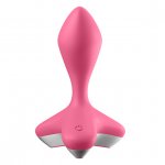 Korek analny z aplikacją - Satisfyer Game Changer Vibrating Anal Plug   Różowy
