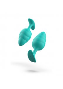 Korek analny z obciążnikiem - B Swish bfilled Basic Plus Wave   Morski