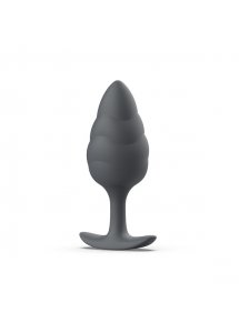 Korek analny z obciążnikiem - B Swish bfilled Basic Plus Wave   Czarny