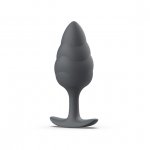 Korek analny z obciążnikiem - B Swish bfilled Basic Plus Wave   Czarny