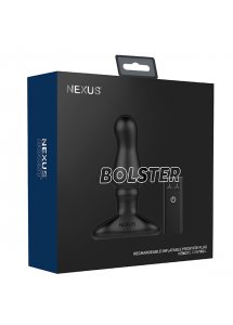 Korek analny z powiększającą się główką - Nexus Bolster Butt Plug with Inflatable Tip  