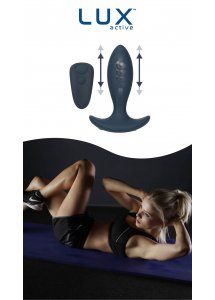 Korek analny z pulsowaniem i pilotem - Lux Active Throb Anal Pulsating Massager  