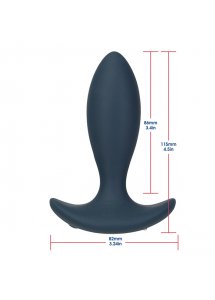 Korek analny z pulsowaniem i pilotem - Lux Active Throb Anal Pulsating Massager  