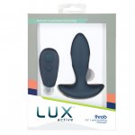 Korek analny z pulsowaniem i pilotem - Lux Active Throb Anal Pulsating Massager  