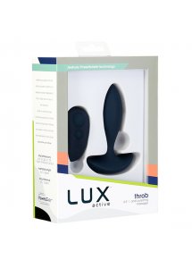 Korek analny z pulsowaniem i pilotem - Lux Active Throb Anal Pulsating Massager  