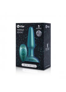 Korek analny z rotacją - B-Vibe Rimming 2 Remote Control   
