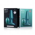 Korek analny z rotacją - B-Vibe Rimming 2 Remote Control   