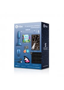 Korek analny z rotacją mały - B-Vibe Rimming Petite Remote Control   