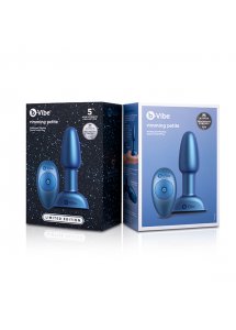 Korek analny z rotacją mały - B-Vibe Rimming Petite Remote Control   