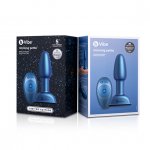 Korek analny z rotacją mały - B-Vibe Rimming Petite Remote Control   