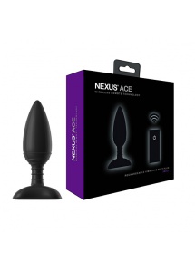 Korek analny zdalnie sterowany - Nexus Ace Remote Control Vibrating Butt Plug mały