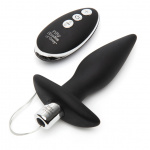 Korek analny zdalnie sterowany - Fifty Shades of Grey Relentless Vibrations Remote Control Butt Plug  