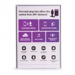 Korek analny ze sterowaniem aplikacją - Lovense Hush Butt Plug 44,5 mm 