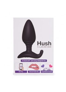 Korek analny ze sterowaniem aplikacją - Lovense Hush Butt Plug 38 mm