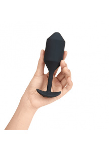 Korek wibrujący obciążony - B-Vibe Vibrating Snug Plug XL   Czarny