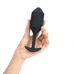 Korek wibrujący obciążony - B-Vibe Vibrating Snug Plug XL   Czarny