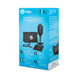 Korek wibrujący obciążony - B-Vibe Vibrating Snug Plug XL   Czarny