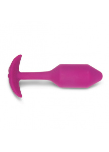 Korek wibrujący obciążony - B-Vibe Vibrating Snug Plug M Różowy