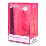 Korek wibrujący obciążony - B-Vibe Vibrating Snug Plug 1 S Pomarańczowy