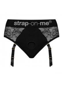 Koronkowa uprząż do strap-on - Strap-On-Me Harness Lingerie Diva  XXL