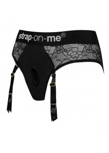 Koronkowa uprząż do strap-on - Strap-On-Me Harness Lingerie Diva  XXL