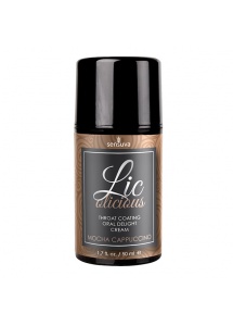 Krem do seksu oralnego - Sensuva Lic-o-licious Oral Delight Cream Cappuccino 