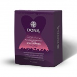 Krem jadalny do ciała - Dona Body Topping  Słodki Lizak + opaska na oczy