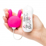 Króliczek stymulator łechtaczki - Tokidoki Silicone Purple Bunny Clitoral Vibrator 