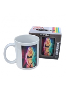 Kubek ze striptizem - Strip Heat Changing Mug wersja damska 