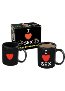 Kubek ze znikającym napisem - I Love Sex Heat Change Mug 