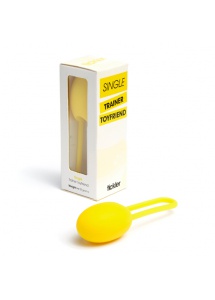Kulka do ćwiczeń mięśni Kegla - Tickler Vibes Trainer Toyfriend Single Żółty
