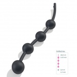 Kulki analne do elektrostymulacji - Mystim Booty Garland Anal Chain   3cm