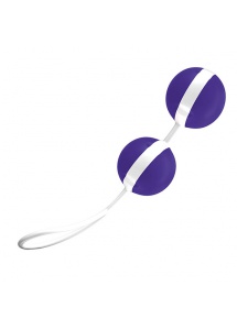 Kulki gejszy podwójne - Joydivision Joyballs Trend Duo  Biały z Fioletowym