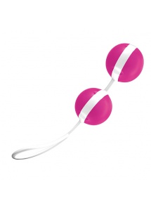 Kulki gejszy podwójne - Joydivision Joyballs Trend Duo  Biały z Czerwonym