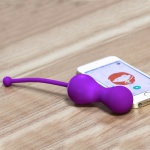 Kulki Kegla sterowane aplikacją - Magic Motion Smart Kegel Master Balls Purple 