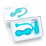 Kulki kegla z aplikacją - Lovelife by OhMiBod Krush App Connected Bluetooth Kegel  Turkusowe