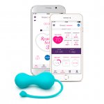 Kulki kegla z aplikacją - Lovelife by OhMiBod Krush App Connected Bluetooth Kegel  Turkusowe