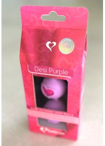 Kulki stymulujące z serduszkiem Feelz Toys - Desi Love Balls Pink różowe