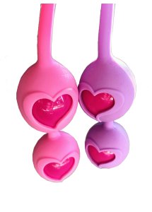Kulki stymulujące z serduszkiem Feelz Toys - Desi Love Balls