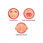 Lalka dmuchana - Pipedream Extreme Dollz Varsity Vicky Life-Size Love Doll