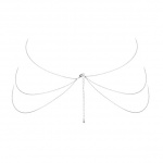 Łańcuszek ozdobny - Bijoux Indiscrets Magnifique 8 Body Chain Srebrny