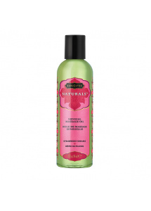 Lekki Olejek do masażu i nawilżania - Kama Sutra Naturals Massage Oil Truskawka - 59ml