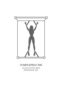 Liny elastyczne do rozpinania na łóżku - Fifty Shades of Grey Spreader with Bungee Straps 