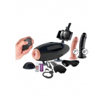 Sex robot Pipedream - ZESTAW do MASTURBACJI 2x DILDO + zestaw bondage